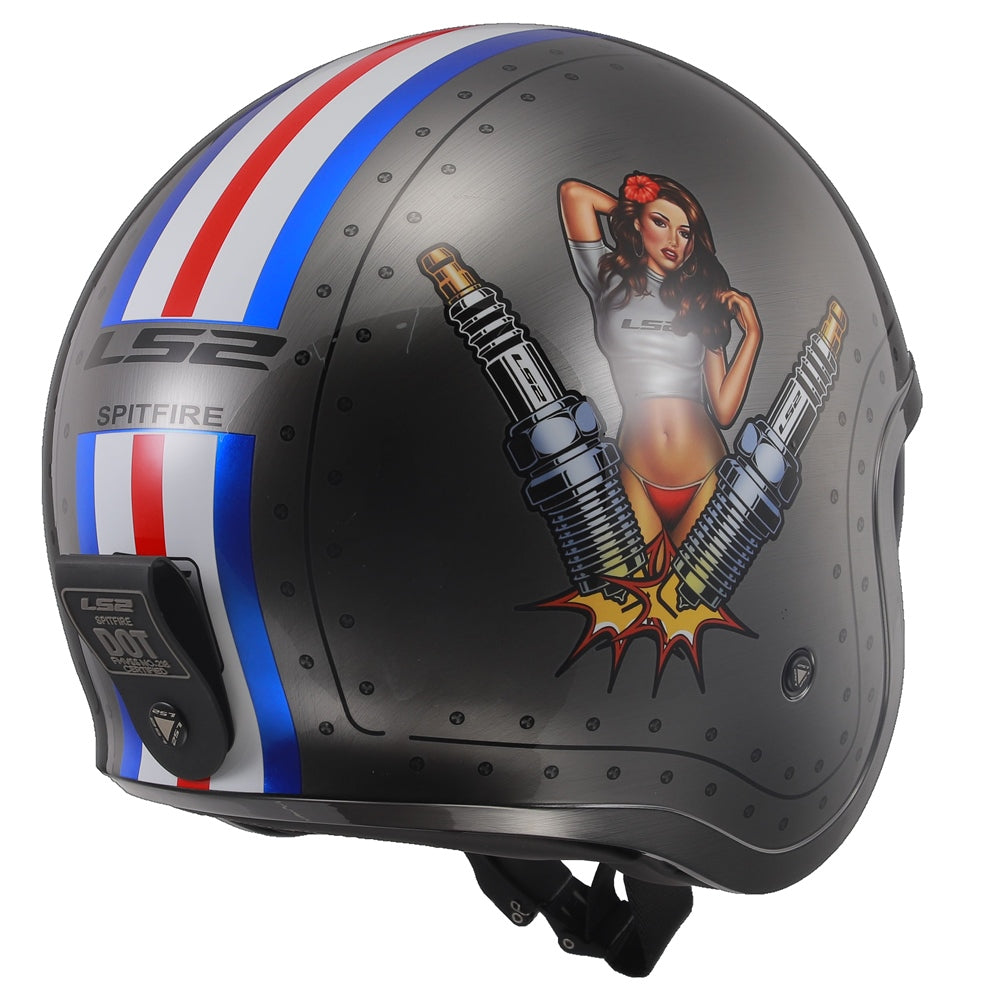 LS2 Spitfire Open Face Helmet