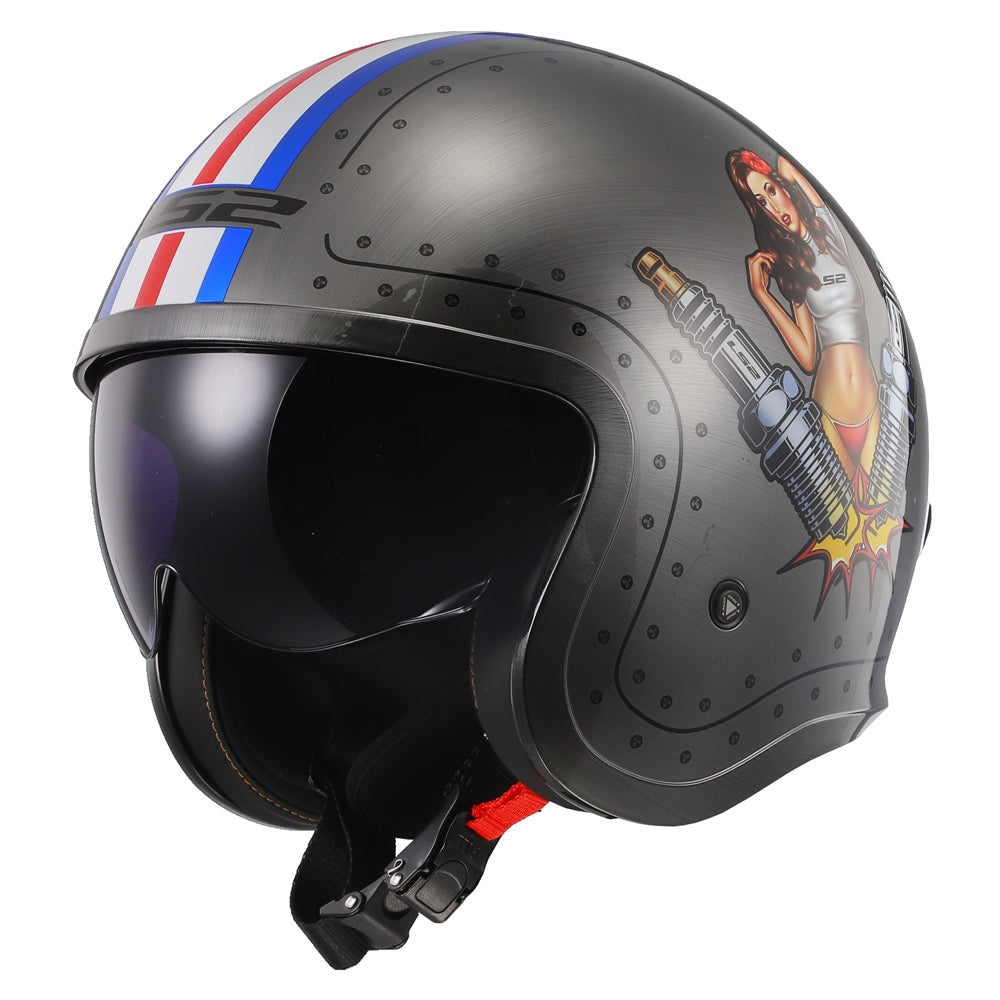 LS2 Spitfire Open Face Helmet