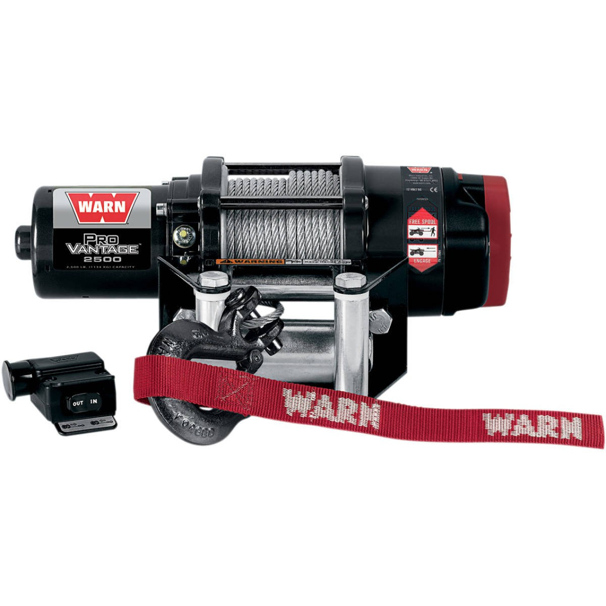 Warn Provantage 2500-lb Winch with Wire Rope - PeakBoys