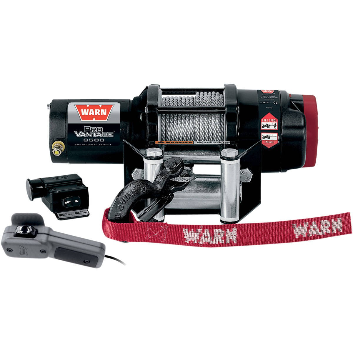 Warn Provantage 3500-lb Winch with Wire Rope - PeakBoys