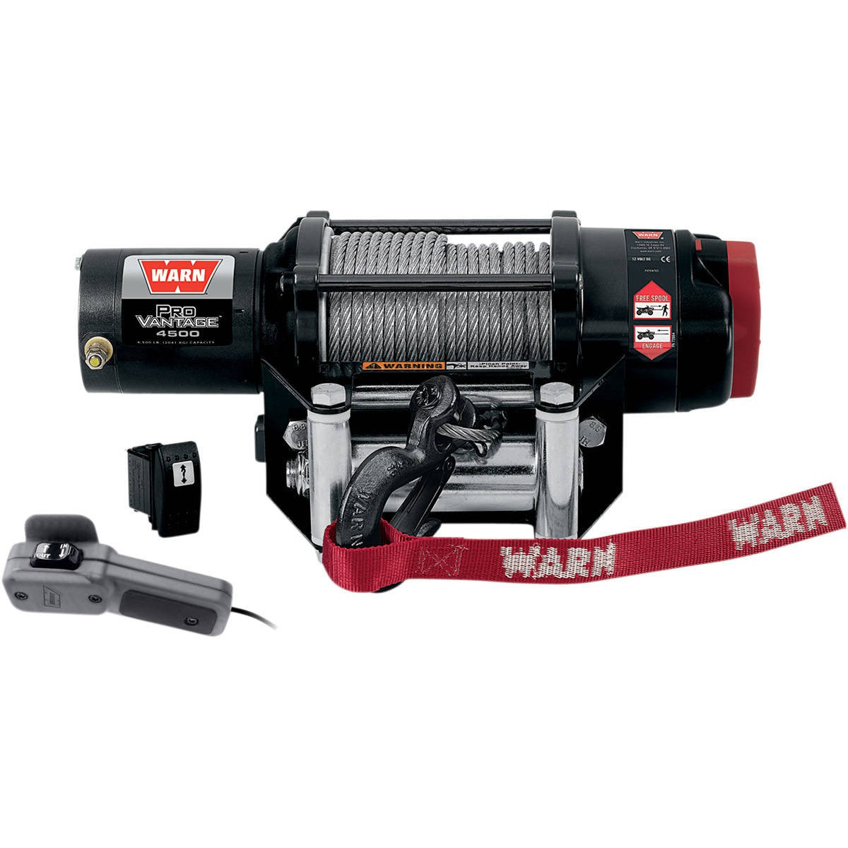 Warn Provantage 4500-lb Winch with Wire Rope - PeakBoys