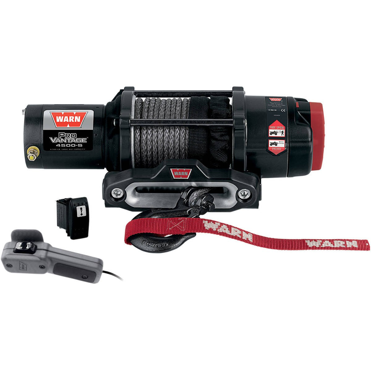 Warn Provantage 4500-lb Winch with Synthetic Rope - PeakBoys