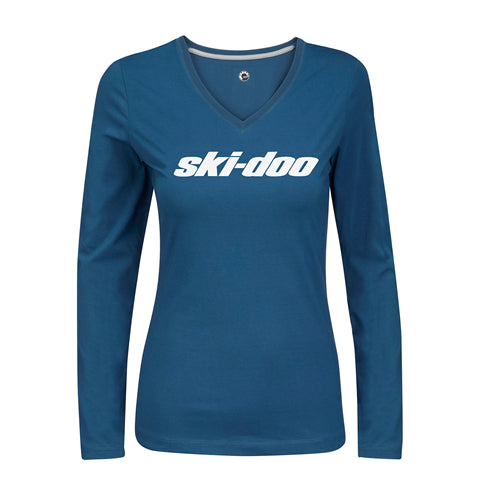Ski-Doo Women&#39;s Signature Long Sleeve T-Shirt - 2022