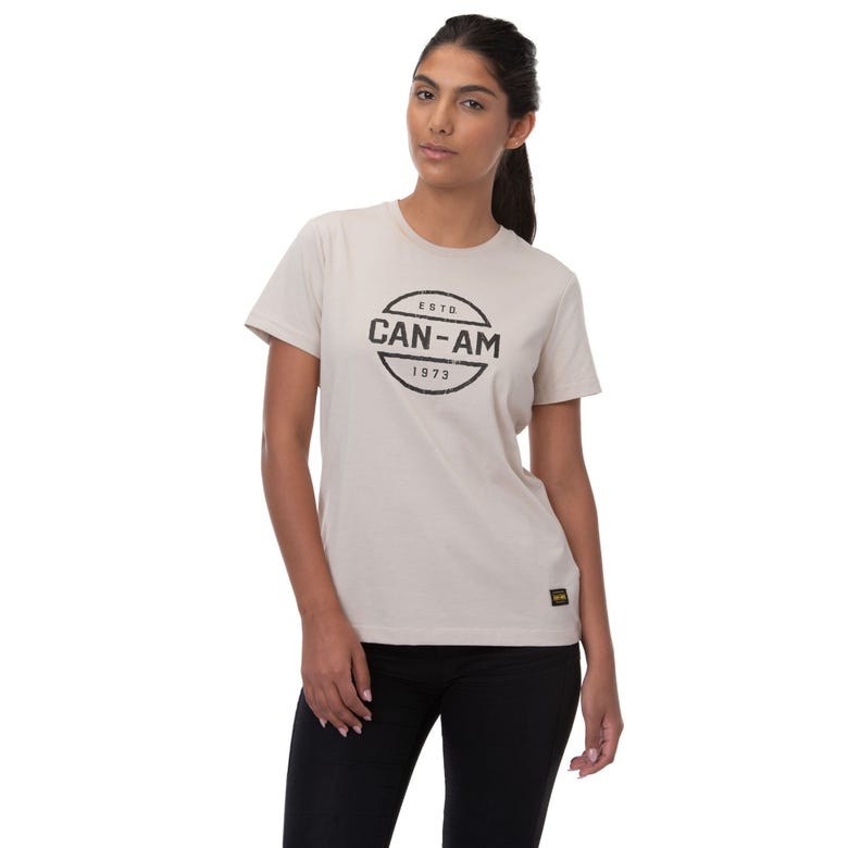 T-shirt Can-Am 1973 pour femme