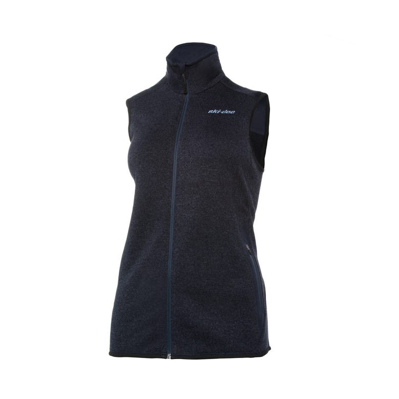 Ski-Doo Women&#39;s Zip-Up Fleece Vest