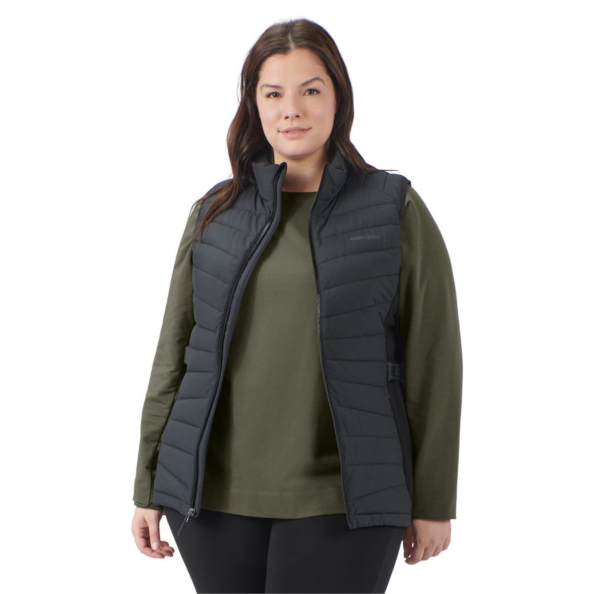 Can-am Spyder Gilet Puffer Taille Plus pour femme