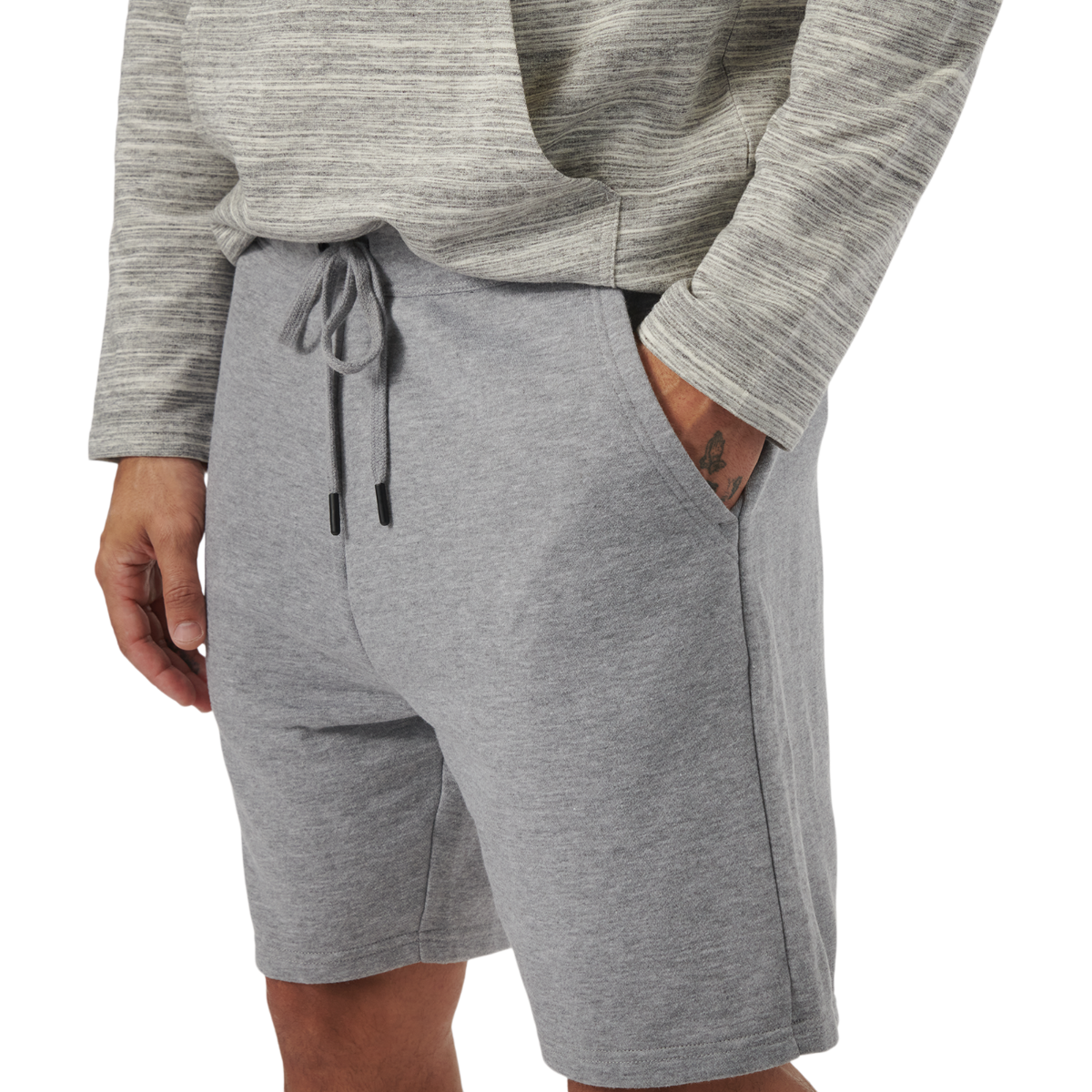 Grey jogger shorts cheap