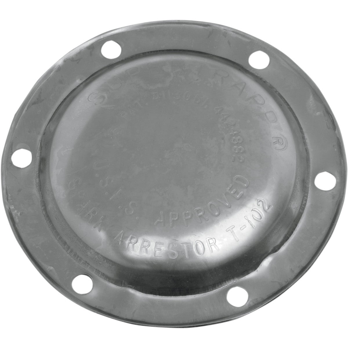 Supertrapp Exhaust End Cap Stainless Steal 6-Bolt Style - Peakboys