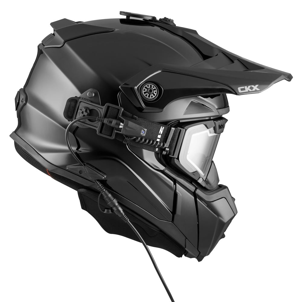 CKX Titan Solid 210° Electric Goggles Helmet