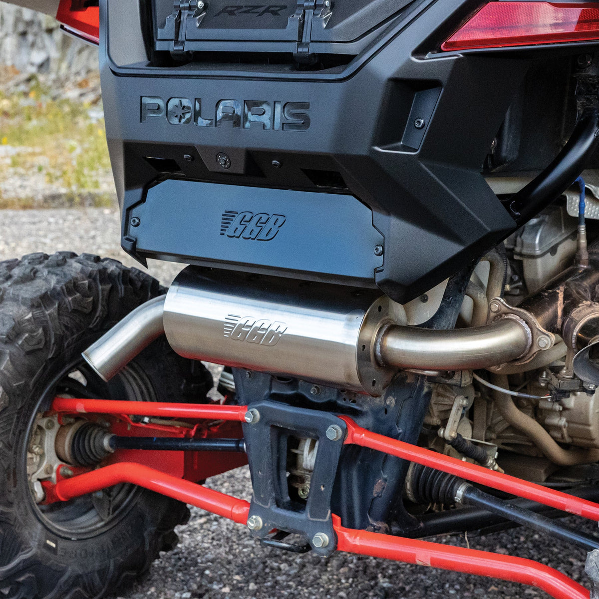 Silencieux en acier inoxydable GGB | 2020-2022 Polaris RZR Pro XP/XP4 Turbo