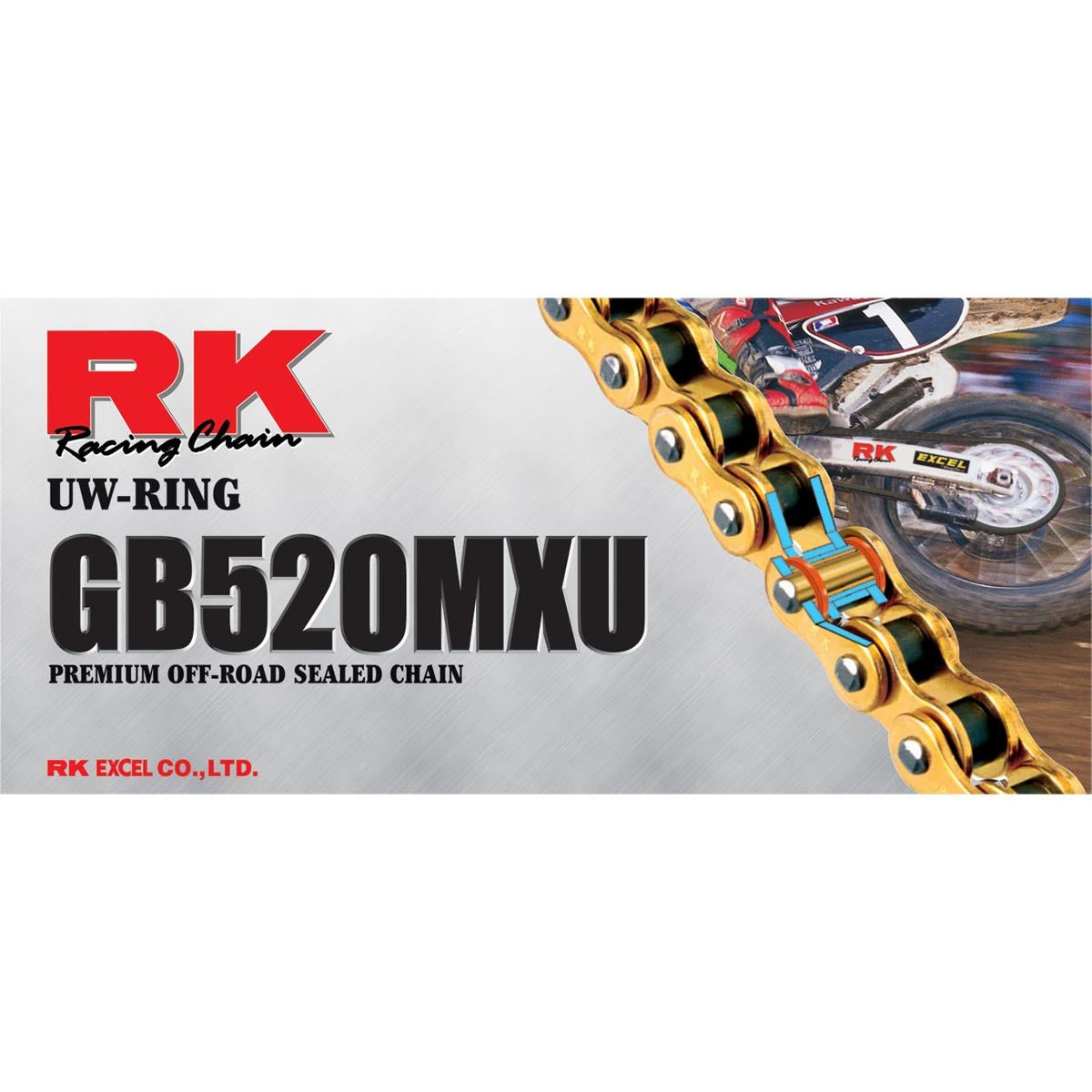 RK 520 MXU UW-Ring Chain - PeakBoys