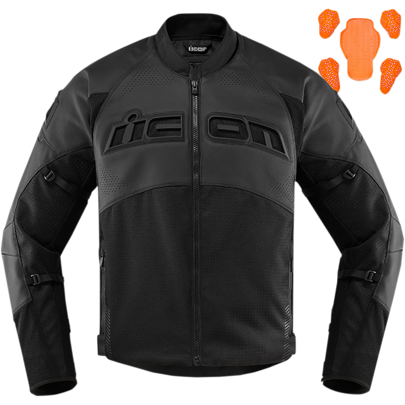 Icon Contra2 Perforated Leather Jacket