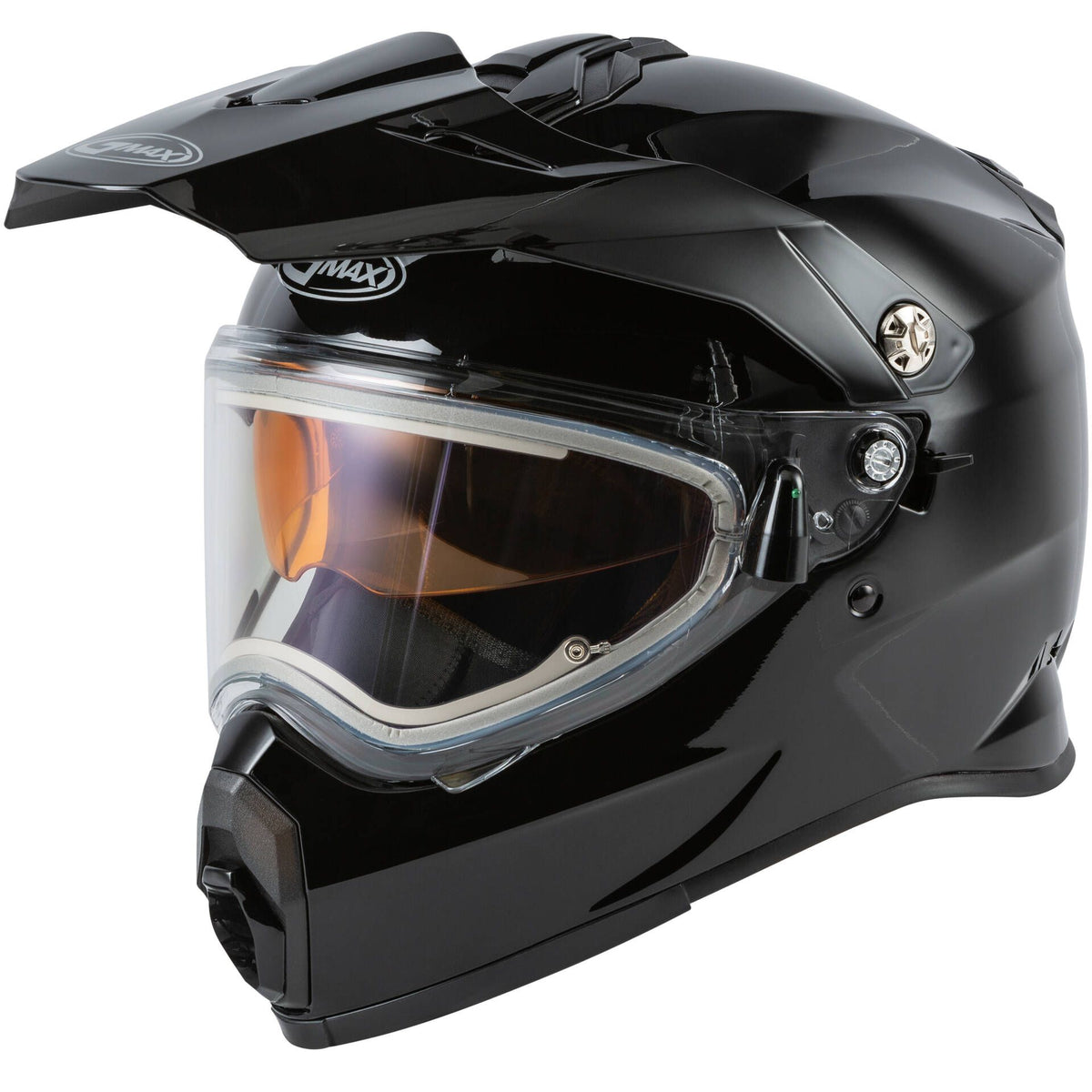 Gmax At-21 Solid Snow Touring Helmet with Electric Lens Shield