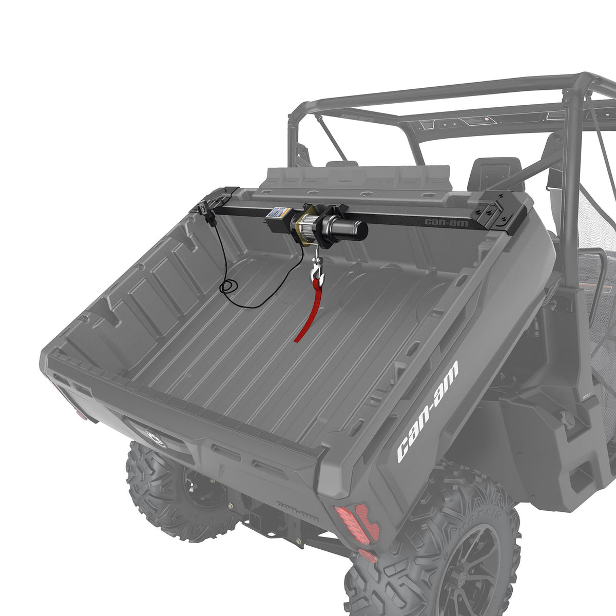 Can-Am Cargo Bed Winch For Long Box | Defender