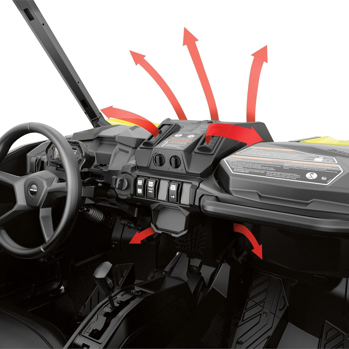 Can-Am Defrost, Heat & Ventilation System | Maverick Trail Sport