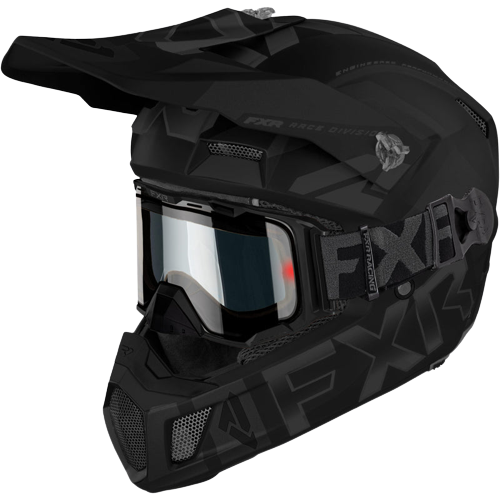 FXR Clutch Cold Stop QRS Electric Snow Helmet - 2023