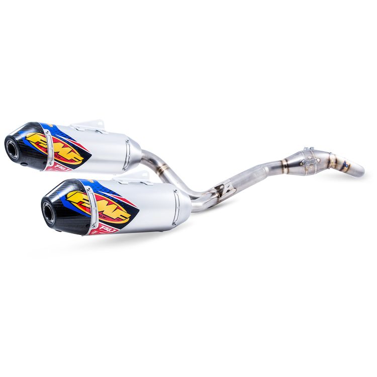 FMF Racing Factory 4.1 RCT Titanium With Carbon End-Cap Full System MX Exhaust - PeakBoys