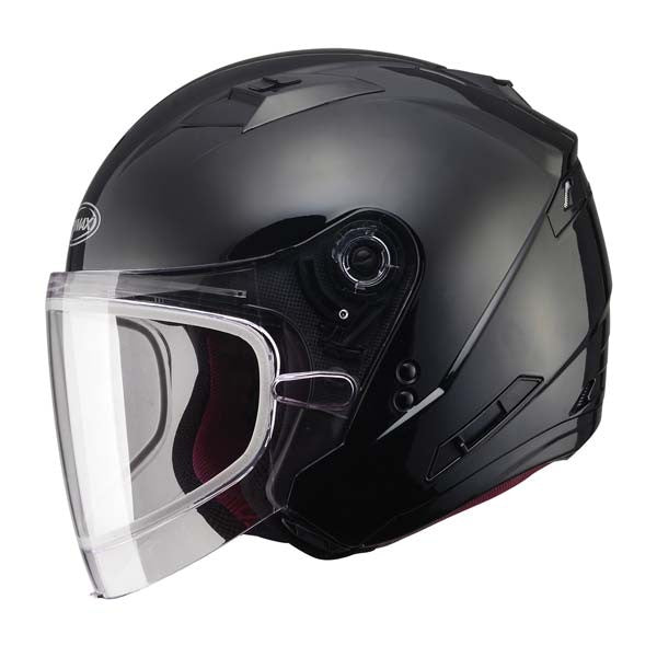 gmax open face motorcycle helmet GMax OF77 Convertible Open Face Helmet with Dual Lens Shield