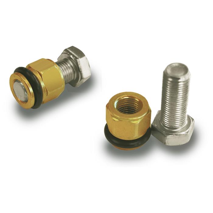 Qualipieces Rollerski Kit of 2 Stopper Bolts/Rubber Rings/Screws