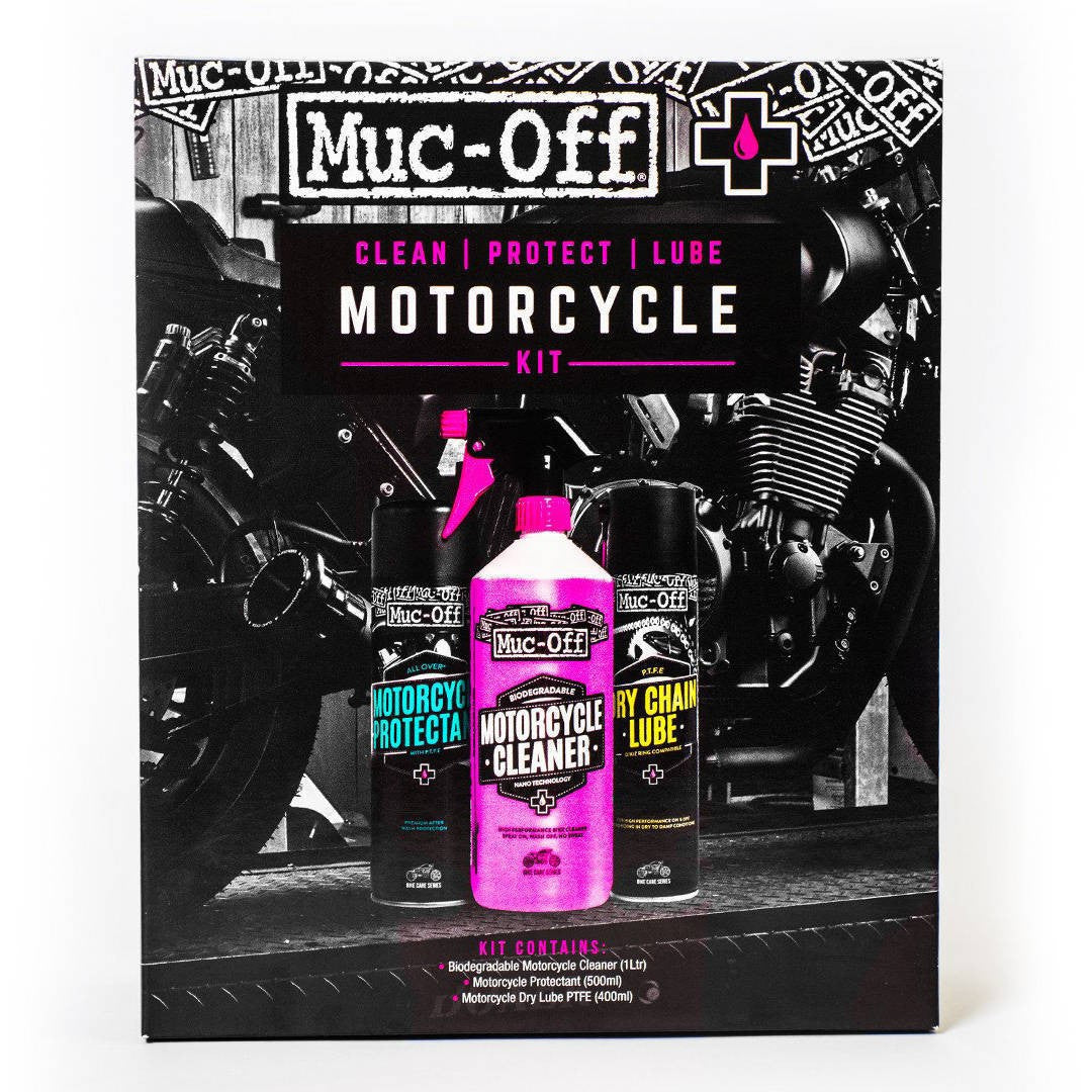 Kit de nettoyage et de lubrification pour moto Muc-Off