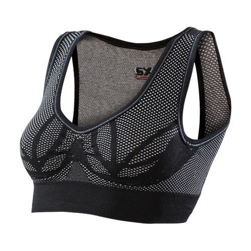 SIX2 Women&#39;s Carbon Underwear Sports Bra